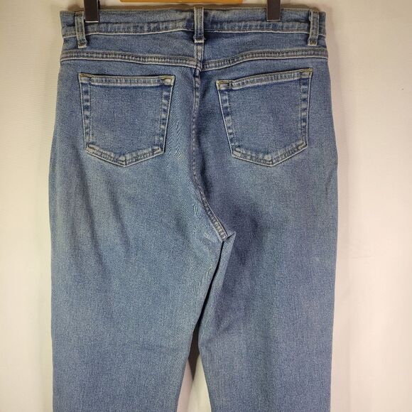 Style & Co Classic Cotton Blue Straight Leg Jeans - Picture 7 of 13